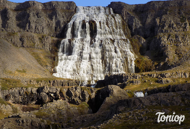 Fjallfoss, cascade,westfjors,islande,ouest