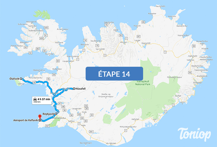 etape 14, roadtrip islande, sud, péninsule Snæfellsnes, Hraunfossar, Reykjavik