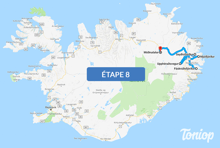 etape 8, roadtrip islande,fjord,Mjóifjörður,Seyðisfjörður,Hengifoss