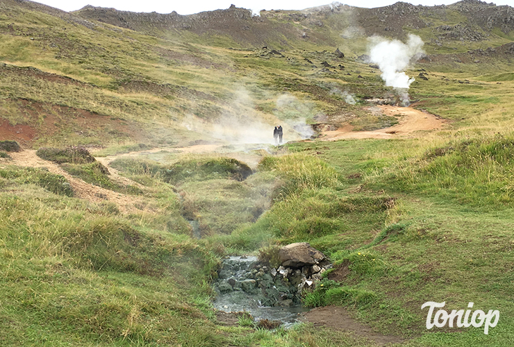 sources chaudes,Reykjadalur,Hot Spring,Trailhead,islande